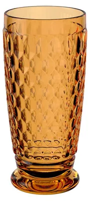 Produktbild von Villeroy & Boch Vorteilset 4 Stück Boston Saffron Longdrink Kristallglas gelb 1173320110