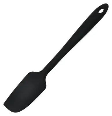 Kleine Silikonspatel, schwarz, 50 g, 10 x 2 x 1 cm