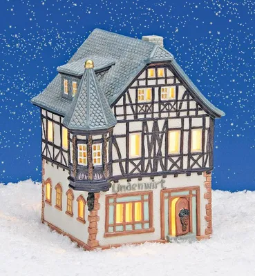 Produktbild von Wurm - Lichthaus Windlicht Lindenwirt Rüdesheim Beige, grau (B/H/T) 14x18x14cm