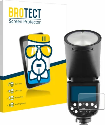 Produktbild von BROTECT Schutzglas für Godox V1 Schutzfolie Panzer Folie Glas Display Schutz klar