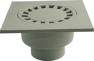 Produktbild von Marley Hof-Ablauf DN 110 Abgang senkrecht, Rost 25 x 25 cm