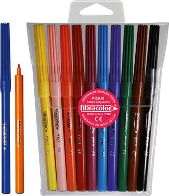 Zdjęcie produktu dla Nd39_249812 Pisaki 10Kol Zmywalne Fcol Colorito E
