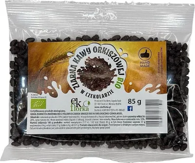 ZIARNA KAWY ORKISZOWEJ W CZEKOLADZIE BIO 85 g - EKOFLORKA