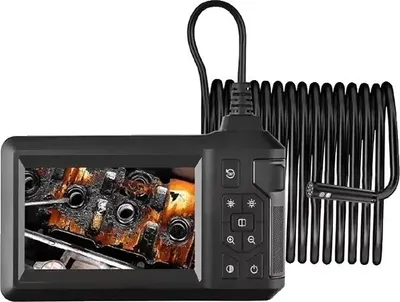 Immagine prodotto di Telecamera boroscopica per ispezioni, risoluzione 1080p, impermeabile IP67, doppio obiettivo da 8 mm, 10 m