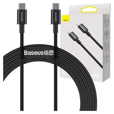 Produktbild von Baseus CATYS-C01, 2 m, USB C, USB C, 0,48 Gbit/s, Schwarz