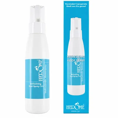 Productafbeelding van Herôme Verfrissende Voetspray, 150 ml, AI-gegenereerde afbeelding