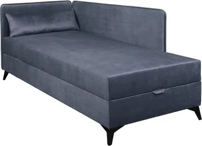Produktbild von Kondela Einzelbett (Schlafcouch) mit Stauraum Rinun - blau