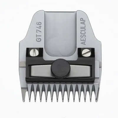 Produktbild von Aesculap Scherkopf Favorita, Schnittlänge: 1.5 mm. Scherbreite: 40 mm. grob gezahnt für Angora