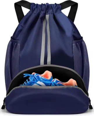 Image de Sac de gym Sac de football Sac à dos Cordon de serrage Gym Sac de sport Enfants