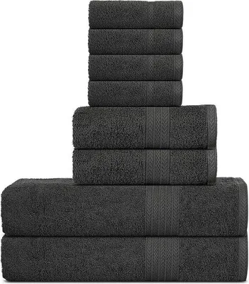Productafbeelding van Famanu Waslappen, hotelkwaliteit, superzacht en zeer absorberend - 8 stuks