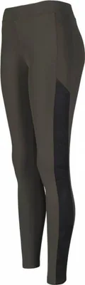 Produktbild von Urban Classics Ladies - Jacquard Camo Leggings oliv - XS