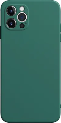 Produktbild von Hülle für Apple iPhone 12 Pro Max - Premium Silikon Schutzhülle Handyhülle Case - Nachtgrün