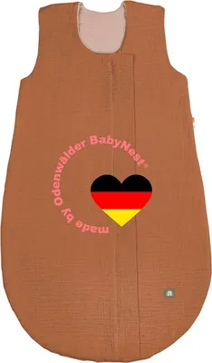 Produktbild von odenwälder Musselin Schlafsack rust