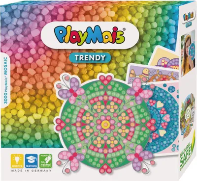 Obrázok produktu pre PlayMais® TRENDY MOSAIC MANDALA, viac ako 3000 kusov vrátane príslušenstva