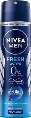 Obrázek produktu pro Nivea Men Deodorant ve spreji - Fresh Active - 48 hodinový účinek - 150 ml - 1 kus