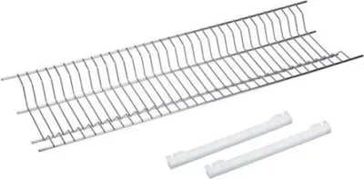 Produktbild von Sauvic Geschirrabtropfschrank Aus Edelstahl 75 Cm Silber  Silber One Size