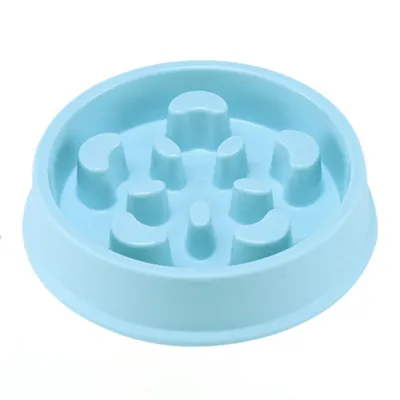 Imagen del producto de Comederos para perros: Plato para mascotas con forma de pétalo, que ralentiza la alimentación, antideslizante y que estimula la inteligencia, ideal para gatos