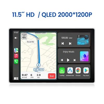 Produktbild von Hexinex Android 15 Multimediasystem für Citroën Jumper (2007-2023), Peugeot,Fiat(2006-2023) WLAN,11.5 Zoll,6GB+128GB