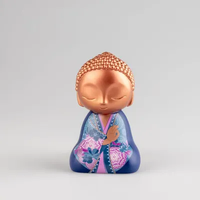 Imagen del producto de Figura de Buda, 9 cm, poliresina, decoración para la meditación
