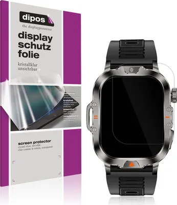 Produktbild von 6x Schutzfolie für VicBou 2.01 Zoll Smartwatch klar Displayschutzfolie Folie Display Schutz dipos