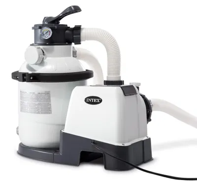 Produktbild von INTEX 26644GS - RCD Sandfilterpumpe - SX1500 (4,5m³l/hr, bis 20m³ Pool) Filterpumpe Poolfilter