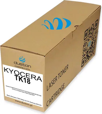 Obrázok produktu pre TK18, TK-18 Tonerová tlačová kazeta čierna kompatibilná s Kyocera FS1000 FS1010 FS1018 FS1118 FS1050 FS1020 KM1500