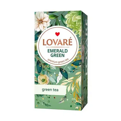 Immagine prodotto di LOVARÉ Verde smeraldo 36 g (24 bustine, tè verde)