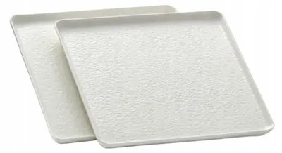 Obrázek produktu pro Domdekoracji Pánev 167-1502 Keramická 26 cm Bílá Sada 2 ks