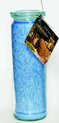 Produktbild von Big-Jumbo Kerze von Candle Factory im Glas ohne Duft in tollen Farben : hellblau Ohne Duft Big-Jumbo: hellblau