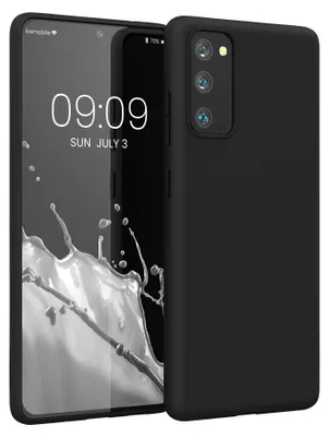 Produktbild von kwmobile Handyhülle für Samsung Galaxy S20 FE Hülle - TPU Case - Kabelloses Laden - Schutzhülle Cover in Schwarz matt