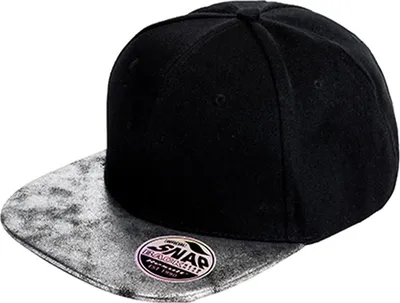Immagine prodotto di Result Headwear RC087X | 6 Panel Cut Bronx Flat Glitter Peak Snapback Cap - Colore: Nero/Argento - Taglia: Unica