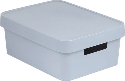 Úložný box veko Curver Order Úložný box 11 litrov sivý
