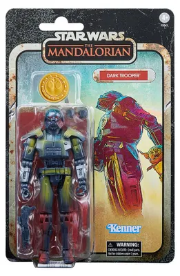 Produktbild von Star Wars: The Mandalorian Black Series Credit Collection Actionfigur Dark Trooper 15 cm