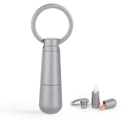 Image de Solidchoice - Boîte à pilules pour 2 compartiments, avec porte-clés, étanche