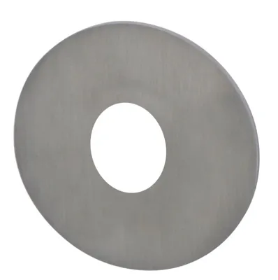 Produktbild von Drückerrosettenpaar Plano rund edelstahlfarben/lackiert für Türdrücker Ø 55 mm