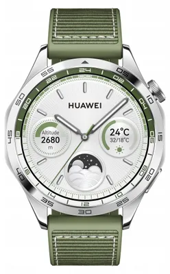 Obrázok produktu pre Inteligentné hodinky Huawei Watch GT 4, 46 mm, zelené, výdrž batérie až 14 dní, GPS, 5ATM