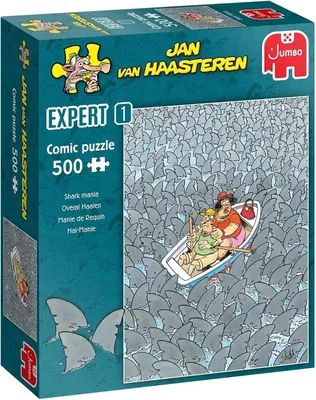 Zdjęcie produktu dla Jumbo 20089 Jan van Haasteren Expert 1 - Hai-Manie 500 Teile Puzzle