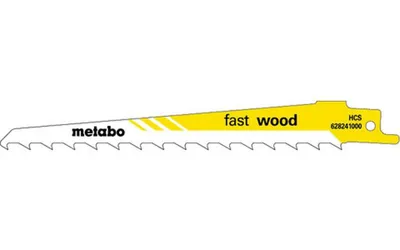 Produktbild von Metabo 5 Säbelsägeblätter fast wood 150 x 1,25 mm