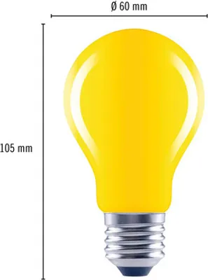 Obrázok produktu pre LED žiarovka FLAIR A60 E27 / 4 W žltá