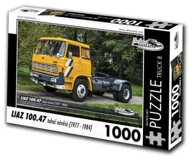 Productafbeelding van Puzzle TRUCK 08 - LIAZ 100.47, trekker met aanhanger (1977 - 1984), 1000 stukjes