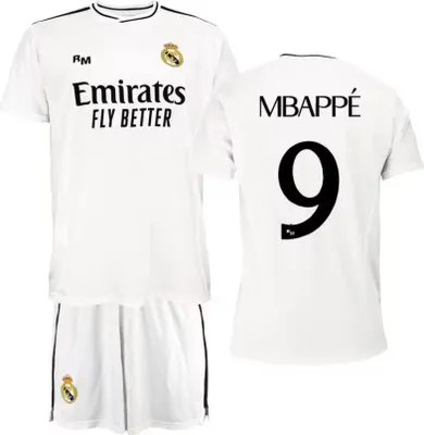 Produktbild von Real Madrid detská súprava dresov Mbappe 2024/25 White 152