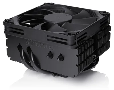 Zdjęcie produktu dla Noctua NH-L9X65 CHROMAX.BLACK, Radiator, 9,5 cm, 600 RPM, 2500 RPM, 57,5 m³/h, Czarny
