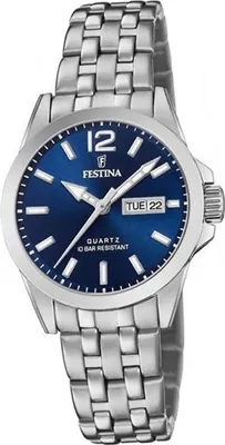 Zdjęcie produktu dla Festina zegarek damski ze stali nierdzewnej F20455/3 srebrny klasyczny D2UF20455/3