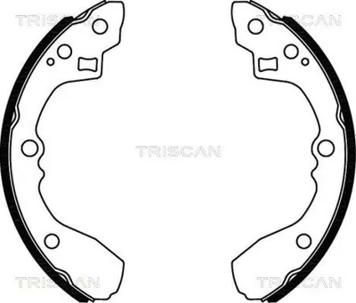 Produktbild von TRISCAN Bremsbackensatz Hinten 8100 18012