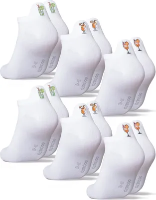 Produktbild von Occulto Damen & Herren Motiv Sneaker Socken 6er Pack (Modell: Luca)