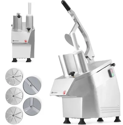 Immagine prodotto di Frullatore elettrico per verdure – robot da cucina – 5 lame intercambiabili – compatto e potente