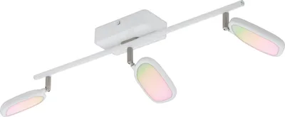Produktbild von EGLO connect LED Deckenleuchte Palombare-C, Smart Home Deckenlampe, Spots mit RGB, Lichtfarbe einstellbar (warm, neutral, kalt), dimmbar