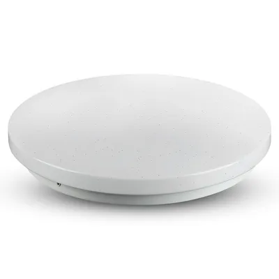 Immagine prodotto di V-TAC VT-8424 Plafoniera led 24W rotonda colore bianco effetto cielo stellato cambia colore CCT 3in1 switch interno IP20 - sku 217606