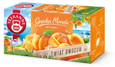 Obrázek produktu pro Teekanne Greek Apricot ovocný čaj řecká meruňka (20ks), 103413