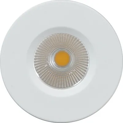 Image de Spot encastrable LED Smartwares Downlight, blanc, IP65, 4,7 W, 320 lm, blanc chaud 3000 K, 40°